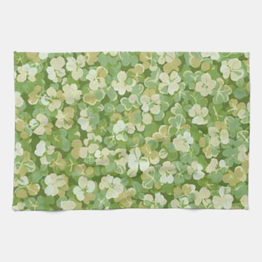 De groene keukenhanddoek voor tuinen (Horizontaal)