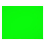 De groene Kleur van Fluo Neon past dit aan! Foto Afdruk (Voorkant)