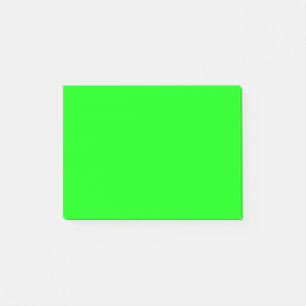 De groene Kleur van Fluo Neon past dit aan! Post-it® Notes