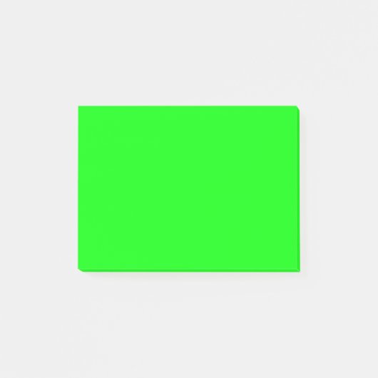 De groene Kleur van Fluo Neon past dit aan! Post-it® Notes (Voorkant)