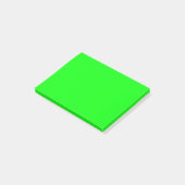 De groene Kleur van Fluo Neon past dit aan! Post-it® Notes (Schuin)