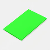 De groene Kleur van Fluo Neon past dit aan! Post-it® Notes (Schuin)