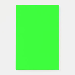 De groene Kleur van Fluo Neon past dit aan! Post-it® Notes
