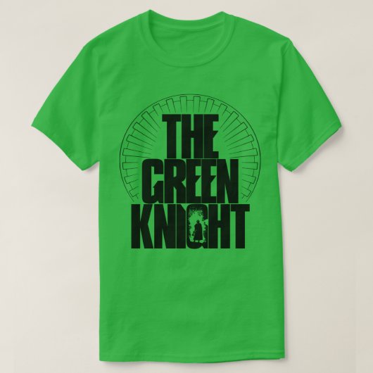 De Groene Knight zwart T-shirt (Design voorkant)