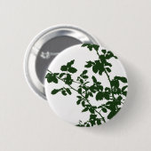De groene Knoop van Takken Ronde Button 5,7 Cm (Voorkant /achterkant)