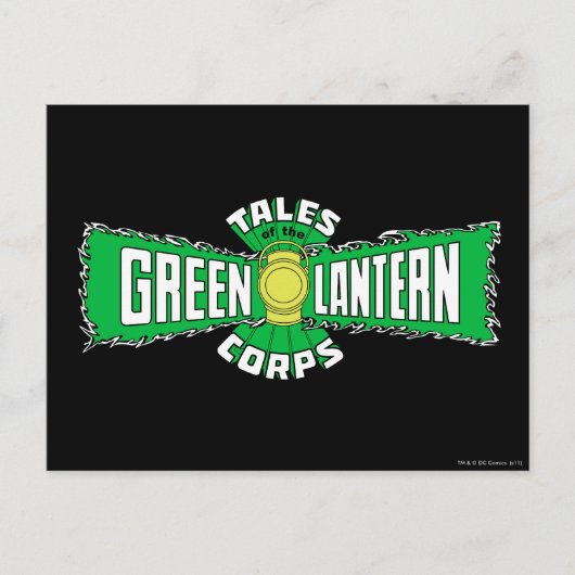De groene Korpsen van de Lantaarn - Groen Logo Briefkaart (Voorkant)