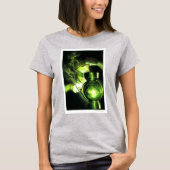 De groene lantaarn vasthouden t-shirt (Voorkant)