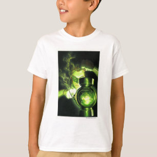 De groene lantaarn vasthouden t-shirt