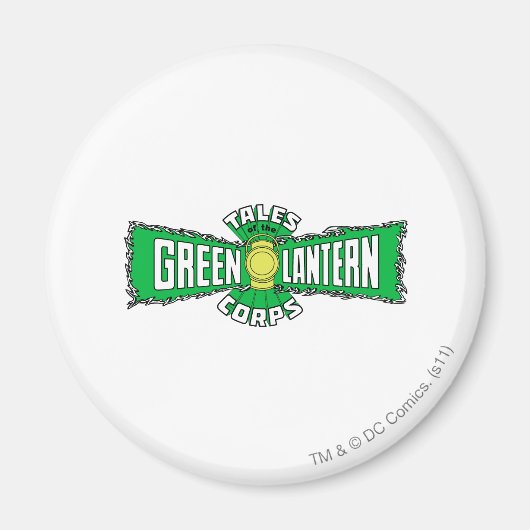 De Groene Lantaarnkorps - Groene Logo Magneet (Voorkant)