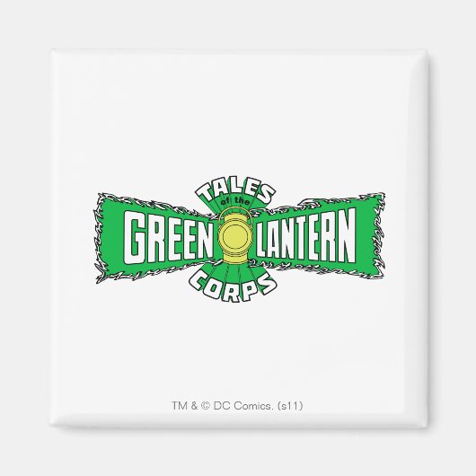 De Groene Lantaarnkorps - Groene Logo Magneet (Voorkant)