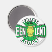 De Groene Lantaarnkorps - Groene Logo Magneet (Voorkant / Achterkant)