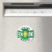 De Groene Lantaarnkorps - Groene Logo Magneet (Insitu (Vaatwasser))