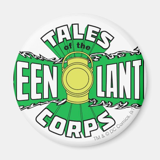 De Groene Lantaarnkorps - Groene Logo Magneet (Voorkant)