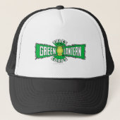 De Groene Lantaarnkorps - Groene Logo Trucker Pet (Voorkant)
