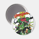 De Groene Lantaarnkorps Magneet (Voorkant / Achterkant)