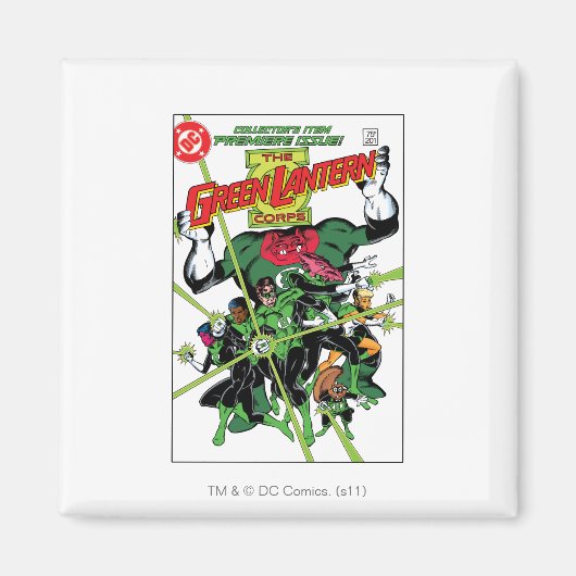De Groene Lantaarnkorps Magneet (Voorkant)