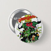 De Groene Lantaarnkorps Ronde Button 5,7 Cm (Voorkant /achterkant)