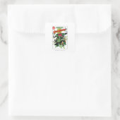 De Groene Lantaarnkorps Vierkante Sticker (Tas)