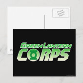 De Groene Lantern Corps Logo 2 Briefkaart (Voorkant / Achterkant)