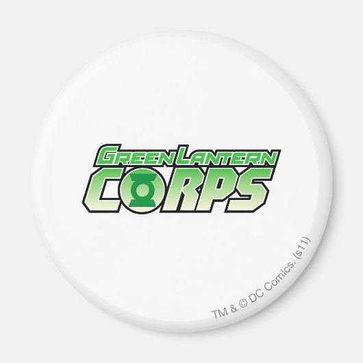 De Groene Lantern Corps Logo 2 Magneet (Voorkant)