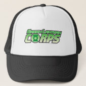De Groene Lantern Corps Logo 2 Trucker Pet (Voorkant)