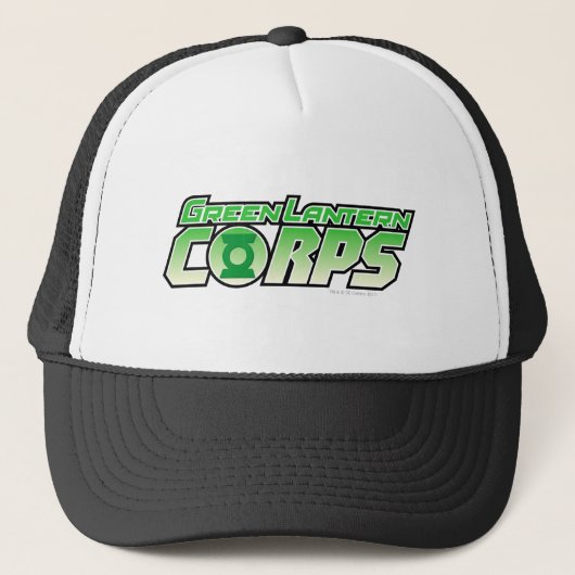 De Groene Lantern Corps Logo 2 Trucker Pet (Voorkant)