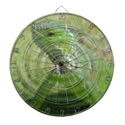 De Groene Leguaan Dartbord (Voorkant)