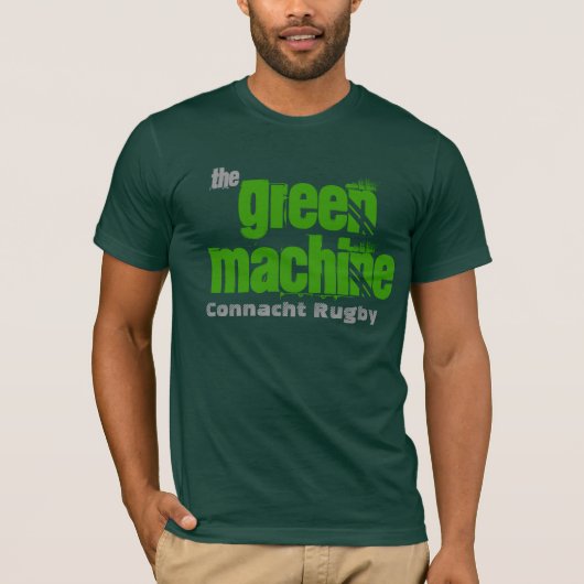 De groene machine t-shirt (Voorkant)
