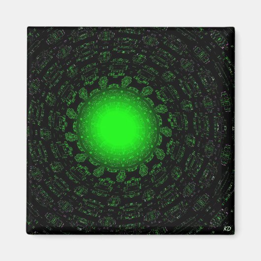 De groene Magneet van de Ster (Voorkant)
