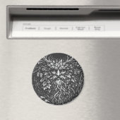 De Groene Man door BurnsInHell Magneet (Insitu (Vaatwasser))