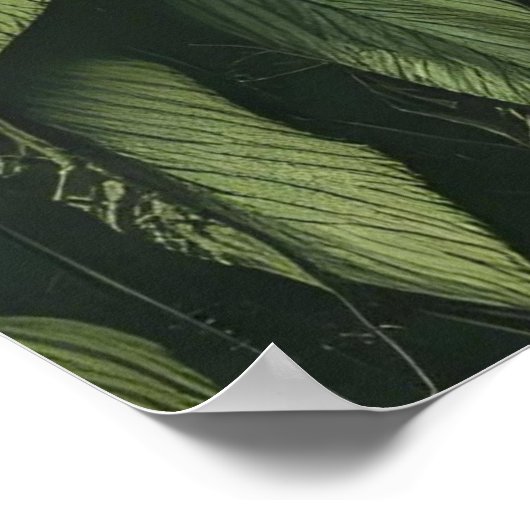 De Groene Man Folklore Deity Digital Art Poster (Hoek)