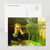 De Groene Melk: Absinthe Briefkaart (Voorkant / Achterkant)