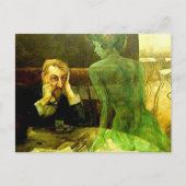 De Groene Melk: Absinthe Briefkaart (Voorkant)