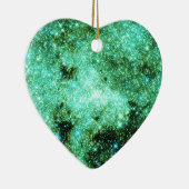 De groene Melkweg van de Melkweg Keramisch Ornament (Rechts)