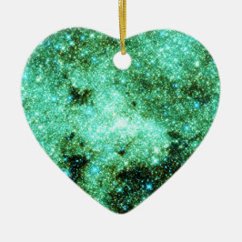 De groene Melkweg van de Melkweg Keramisch Ornament