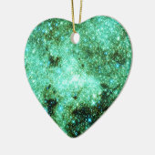 De groene Melkweg van de Melkweg Keramisch Ornament (Links)