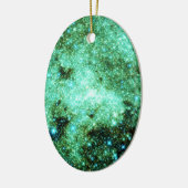 De groene Melkweg van de Melkweg Keramisch Ornament (Links)