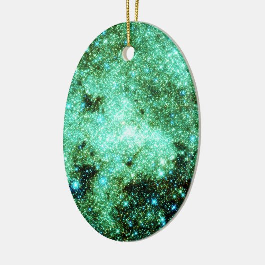 De groene Melkweg van de Melkweg Keramisch Ornament (Links)