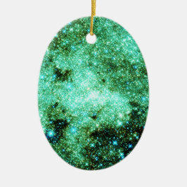 De groene Melkweg van de Melkweg Keramisch Ornament
