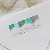 De groene Moderne Etiketten van het het Adres van 