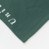 de groene moderne manuscriptafstudeerder multi fot fleece deken (Hoek)