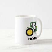 De groene Mok van de Traceur met Naam (Voorkant rechts)