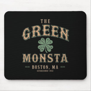 De groene Monsta-outfits St. Patrick's Day Boston Muismat