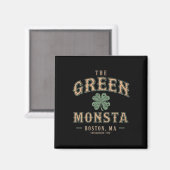 De groene Monsta-outfits St. Patricks Day Boston N Magneet (Voorkant / Achterkant)