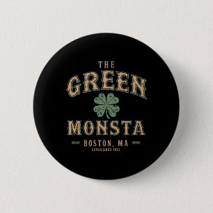 De groene Monsta-outfits St. Patricks Day Boston N Ronde Button 5,7 Cm