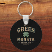 De groene Monsta-outfits St. Patrick's Day Boston  Sleutelhanger (Voorkant)