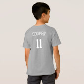 De Groene Naam van het Team van het Football, Spel T-shirt (Achterkant volledig)