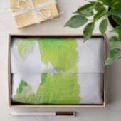 De groene Natuur van het Blad Tissuepapier (Geschenk)