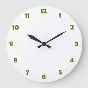 De groene Nummers van de Wijzerplaat - Grote Klok