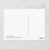 De groene ogen - Briefkaart (Achterkant)